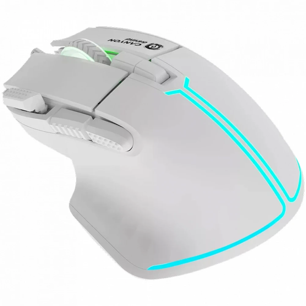 Мышь Canyon Fortnax GM-636 RGB 9buttons Wired White CND-SGM636W Игровые, Проводная