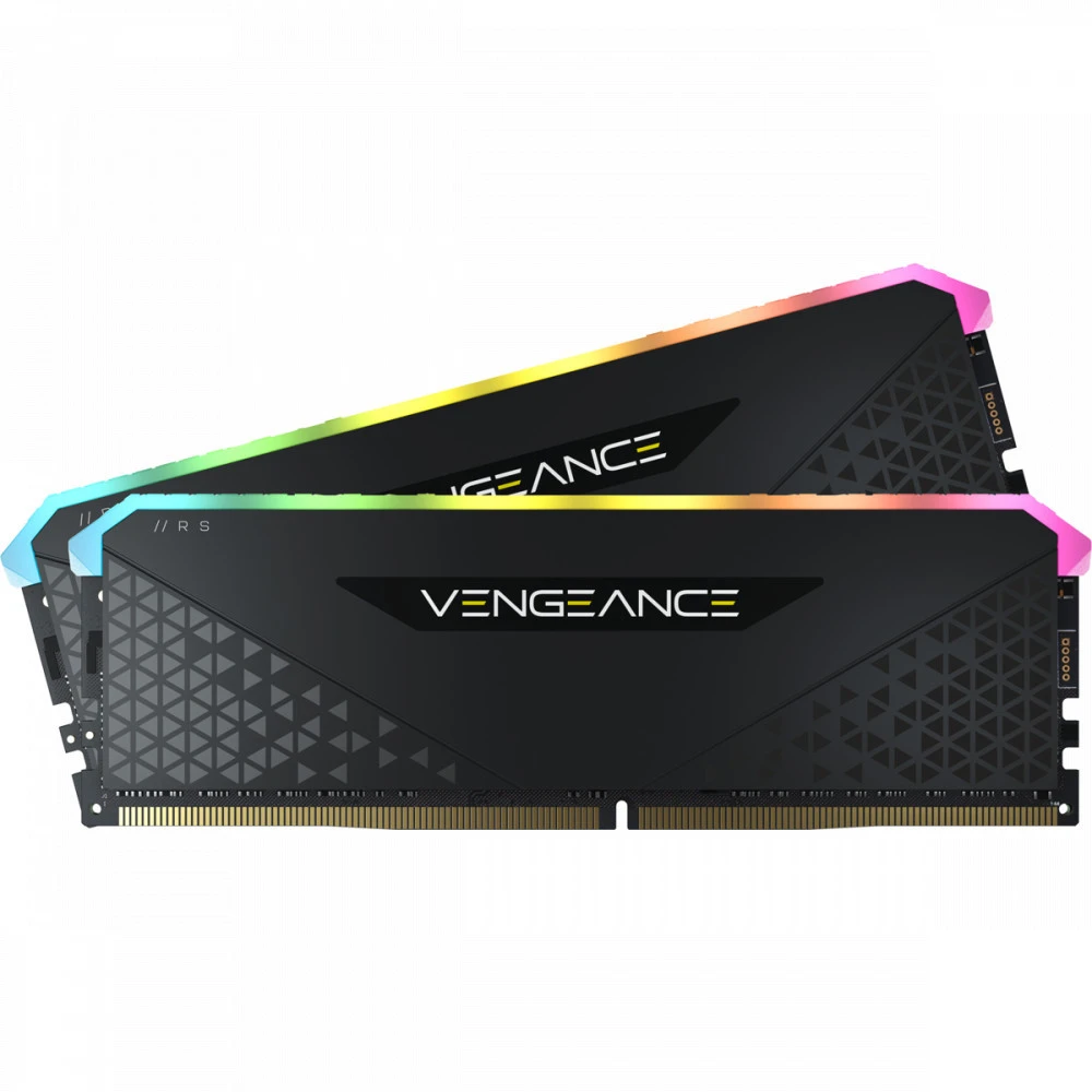 ОЗУ Corsair Vengeance RGB RS CMG32GX4M2E3200C16 DIMM, DDR4, 32 Гб (2 х 16 Гб), 3200 МГц