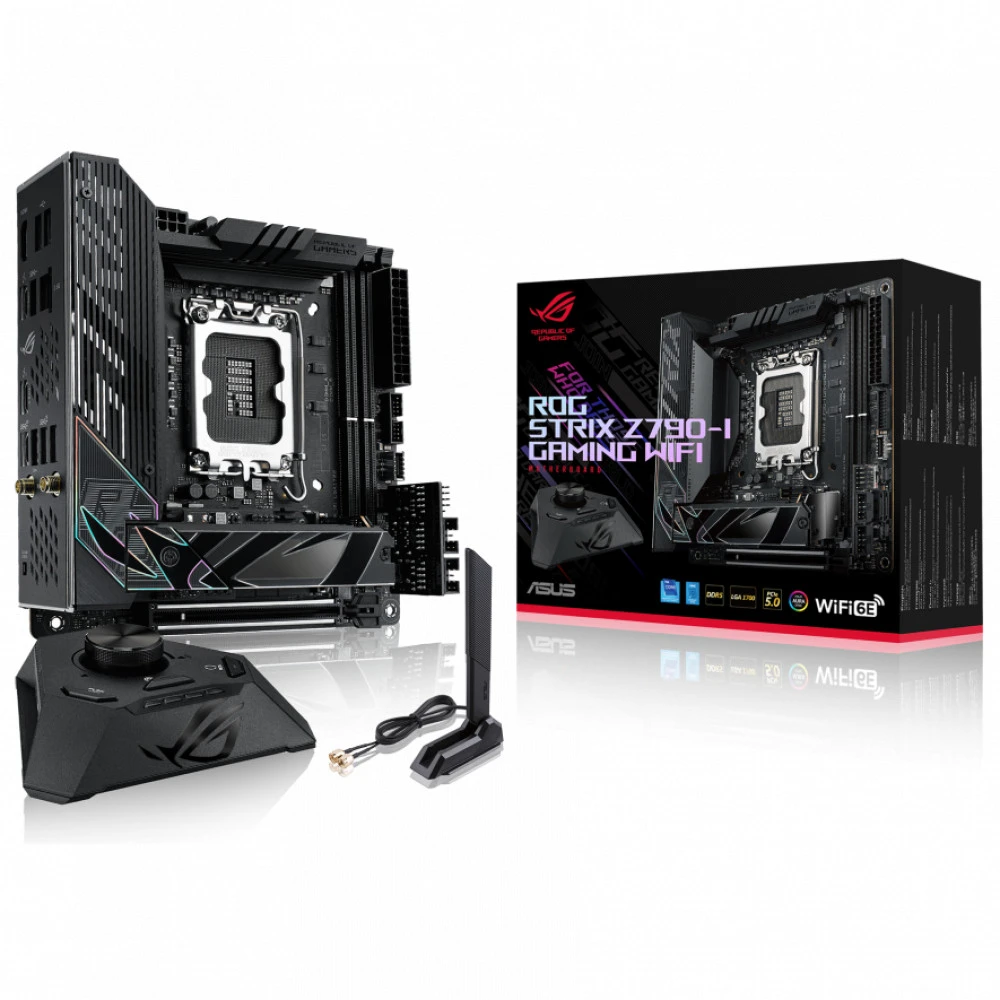 Материнская плата Asus ROG STRIX Z790-I GAMING WIFI 90MB1CM0-M0EAY0 Mini-ITX, LGA 1700