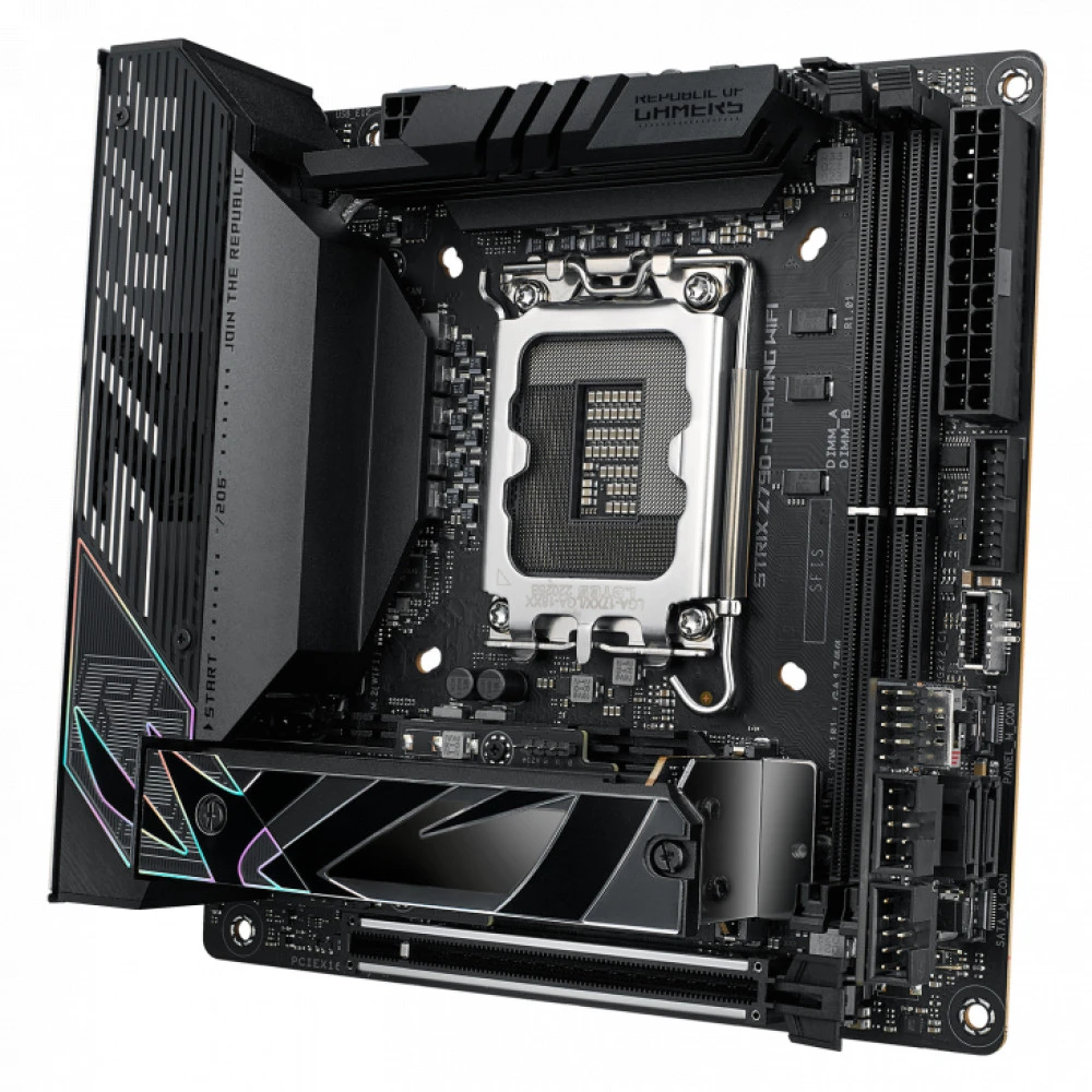Материнская плата Asus ROG STRIX Z790-I GAMING WIFI 90MB1CM0-M0EAY0 Mini-ITX, LGA 1700
