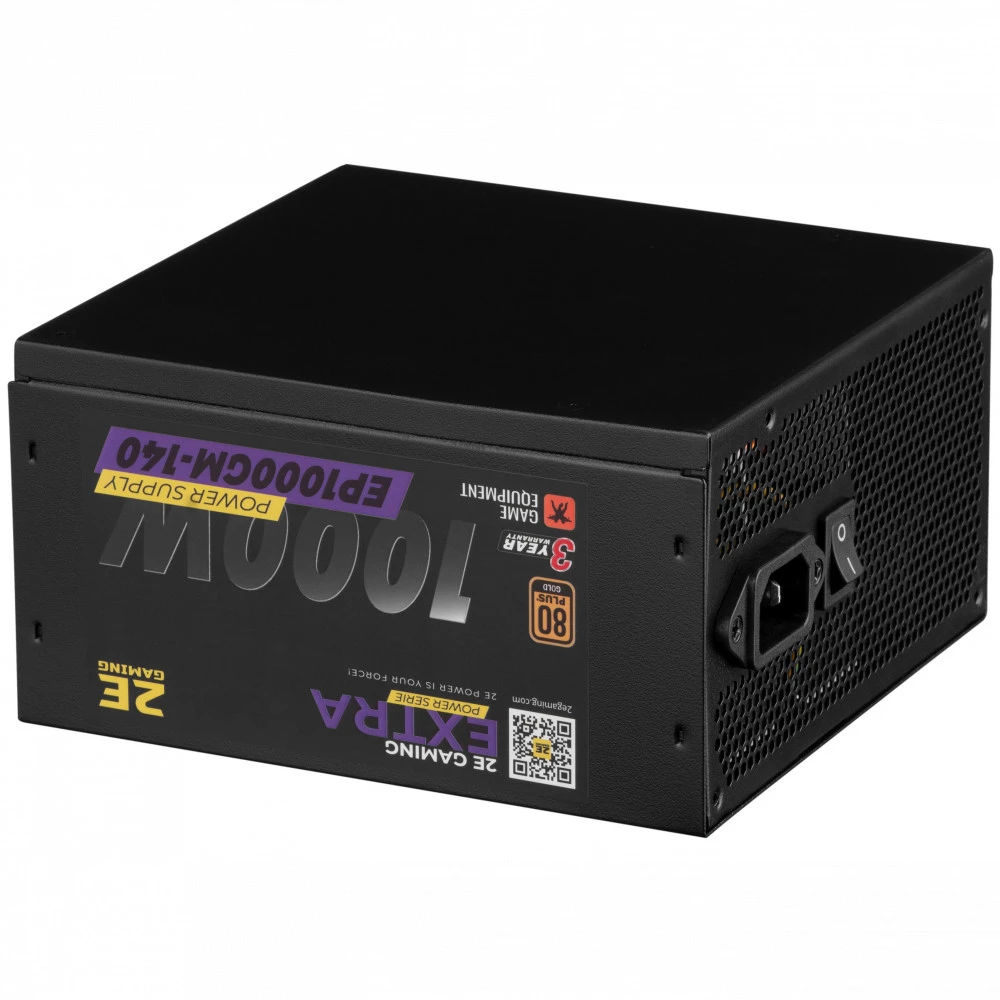 Блок питания 2E EXTRA POWER (1000W) 2E-EP1000GM-140 1000 Вт, 80+ Gold