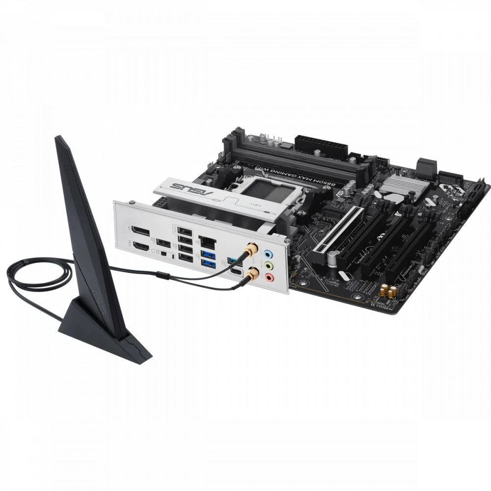 Материнская плата Asus B850M MAX GAMING WIFI Micro-ATX, AMD AM5