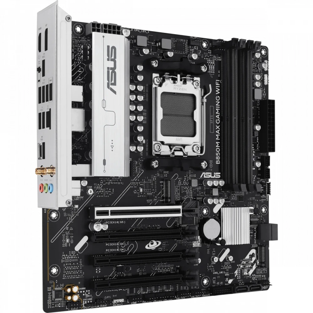 Материнская плата Asus B850M MAX GAMING WIFI Micro-ATX, AMD AM5