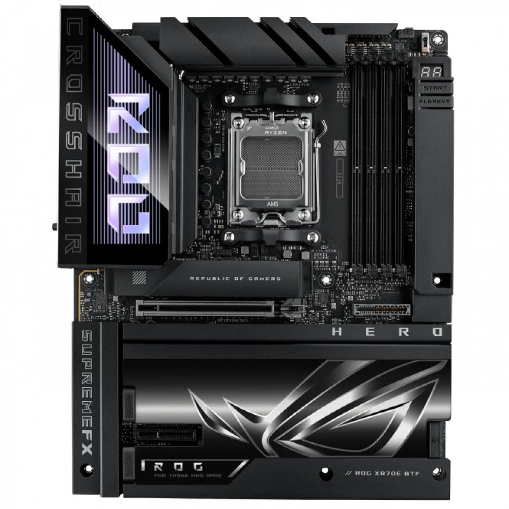 Материнская плата Asus ROG CROSSHAIR X870E HERO BTF ATX, AMD AM5
