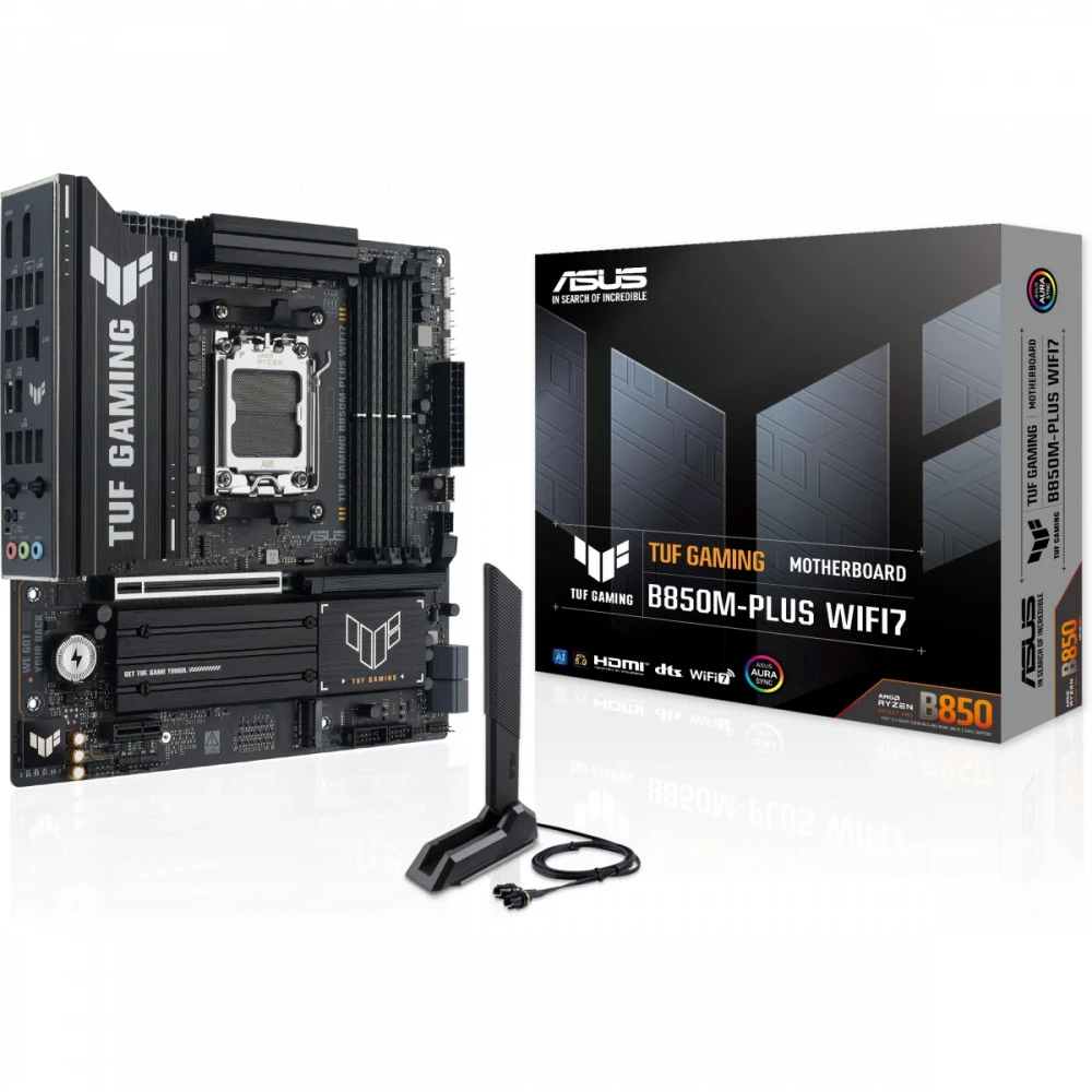Материнская плата Asus TUF GAMING B850M-PLUS WIFI7 Mini-ATX, AMD AM5