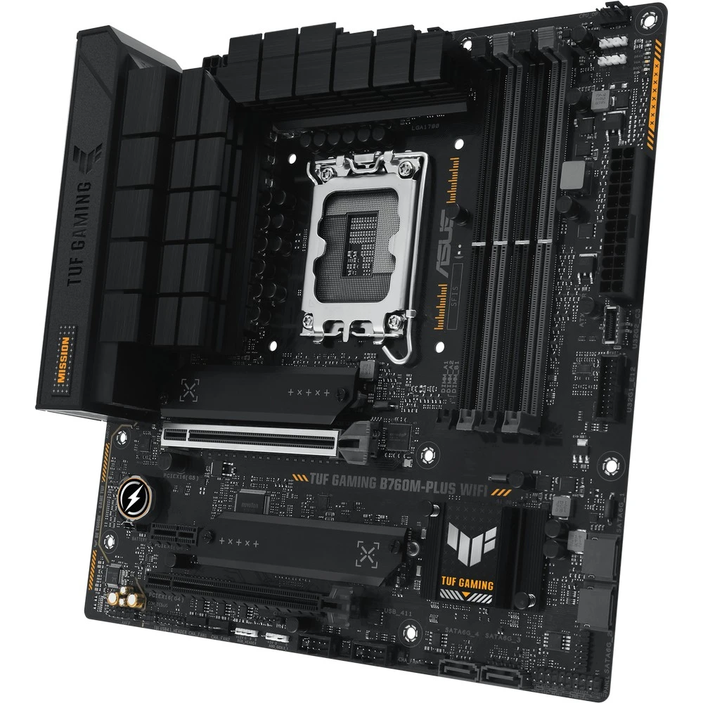 Материнская плата Asus TUF GAMING B760M-PLUS WIFI Micro-ATX, LGA 1700