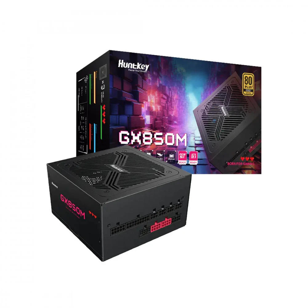 Блок питания Huntkey GX850M 850 Вт, 80+ Gold
