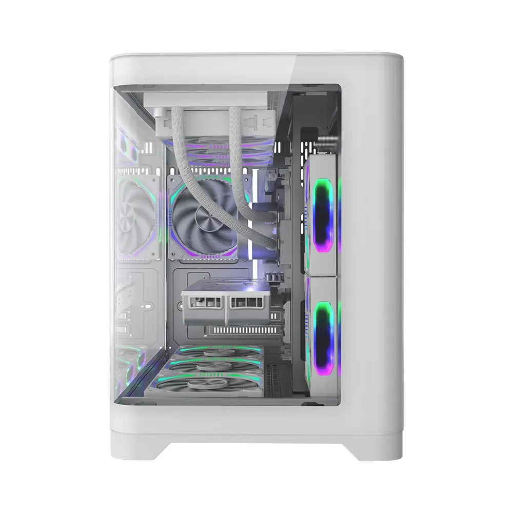 Корпус 1STPLAYER UV6 WH UV6-WH-2FC7R-W-1FC7-W Mini-Tower