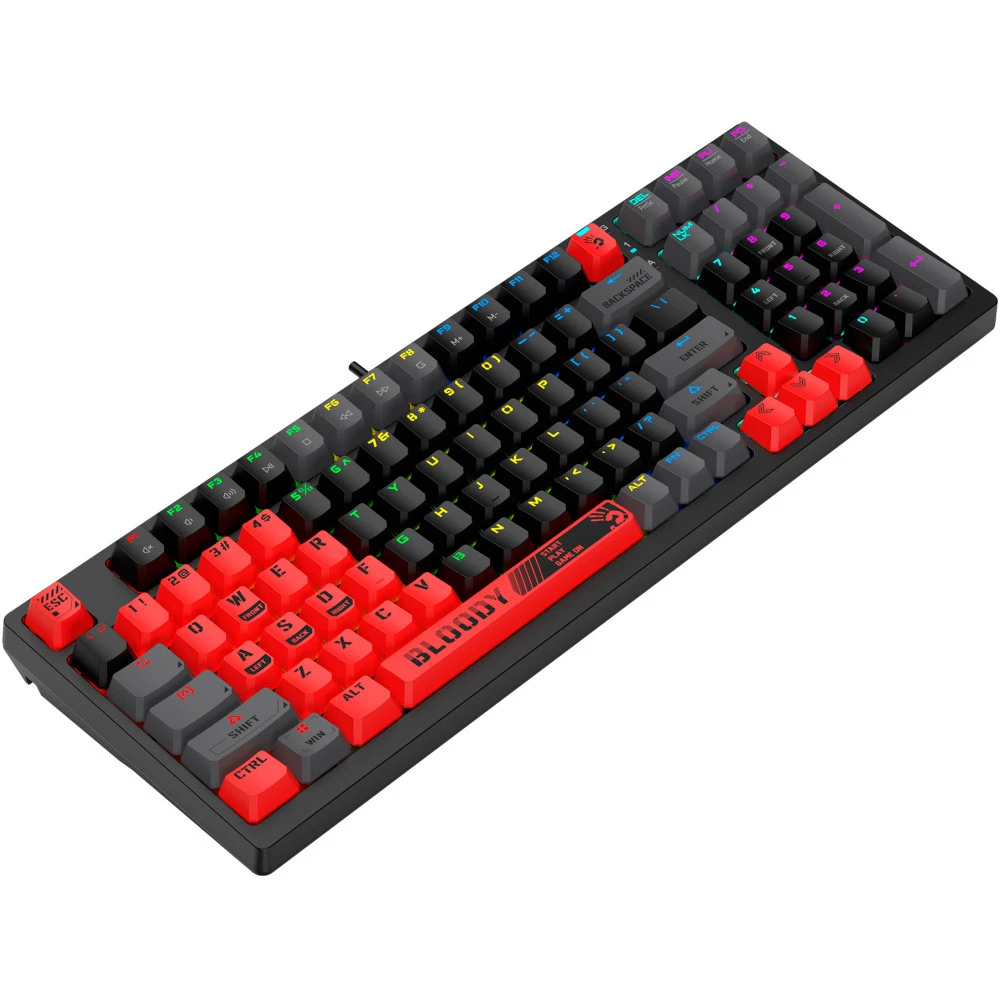 Клавиатура A4Tech Bloody S98 Sports Red SPORTS RED Проводная, USB