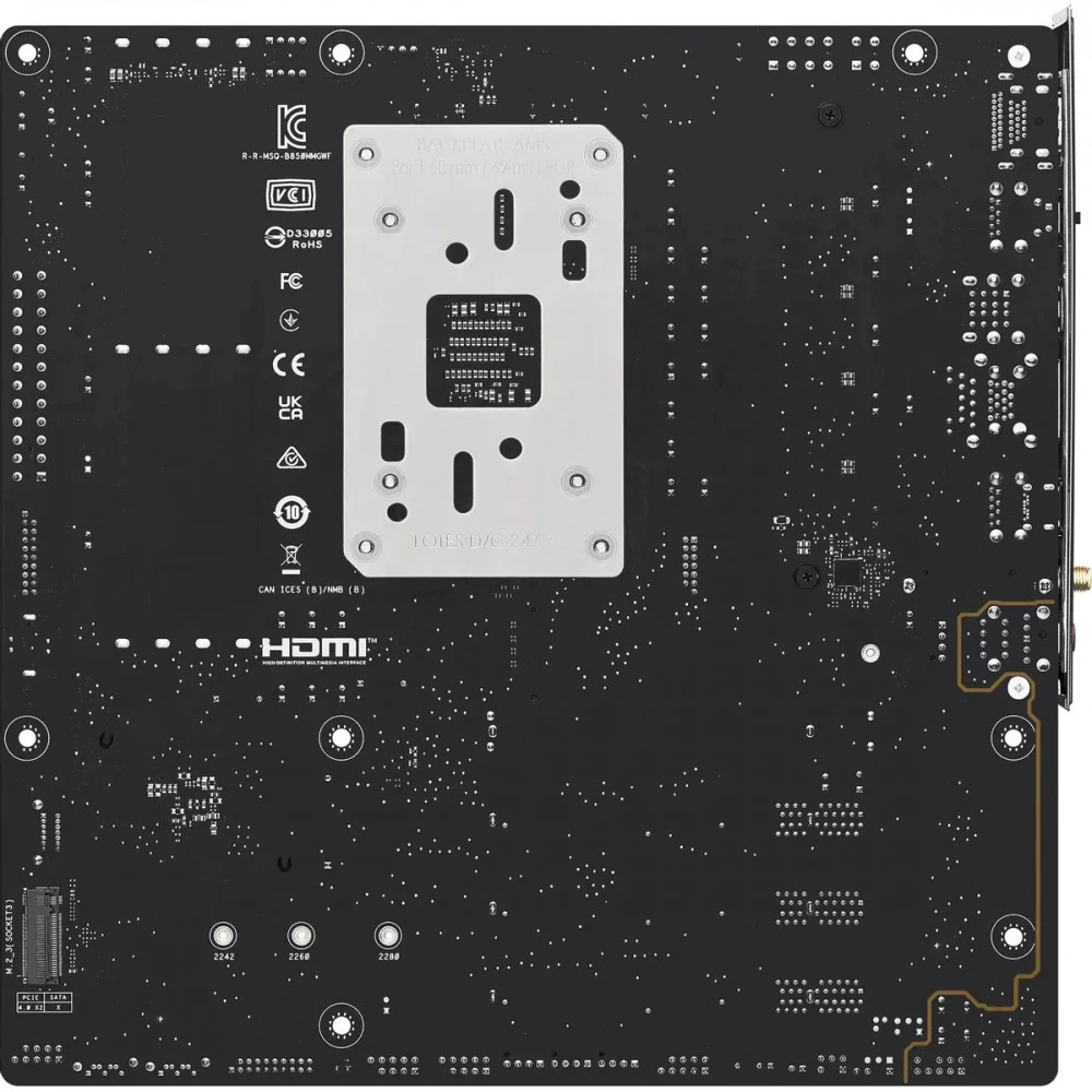 Материнская плата Asus B850M MAX GAMING WIFI 90MB1LL0-M0EAY0 Micro-ATX, AMD AM5
