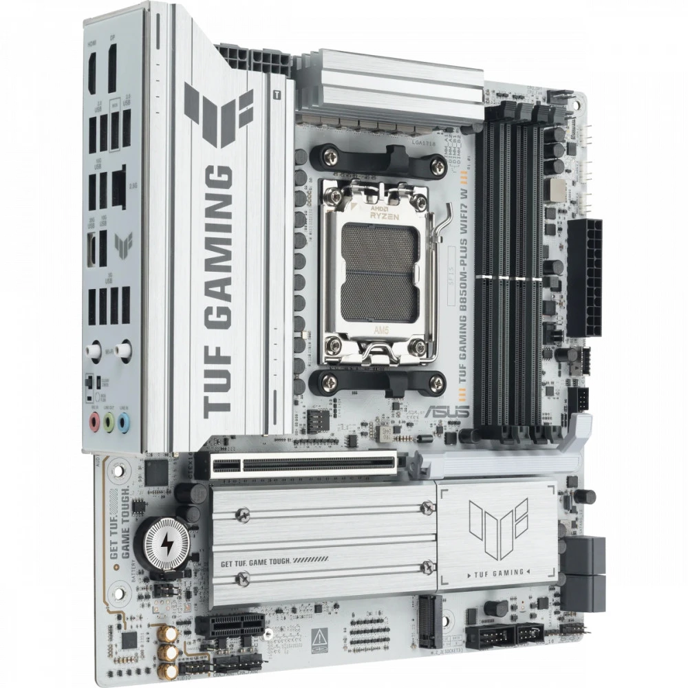 Материнская плата Asus TUF GAMING B850M-PLUS WIFI7 W 90MB1MD0-M0EAY0 Micro-ATX, AMD AM5