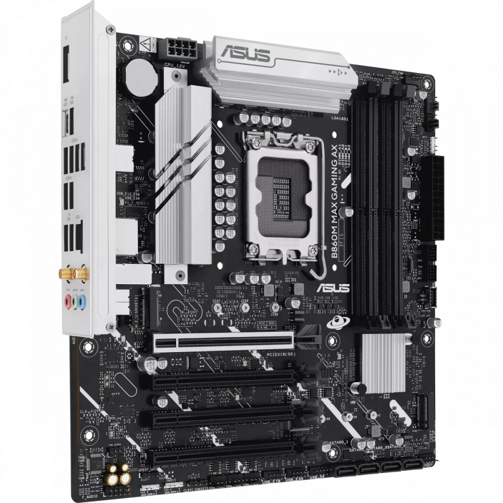 Материнская плата Asus B860M MAX GAMING AX 90MB1JZ0-M0EAY0 Micro-ATX, LGA 1851