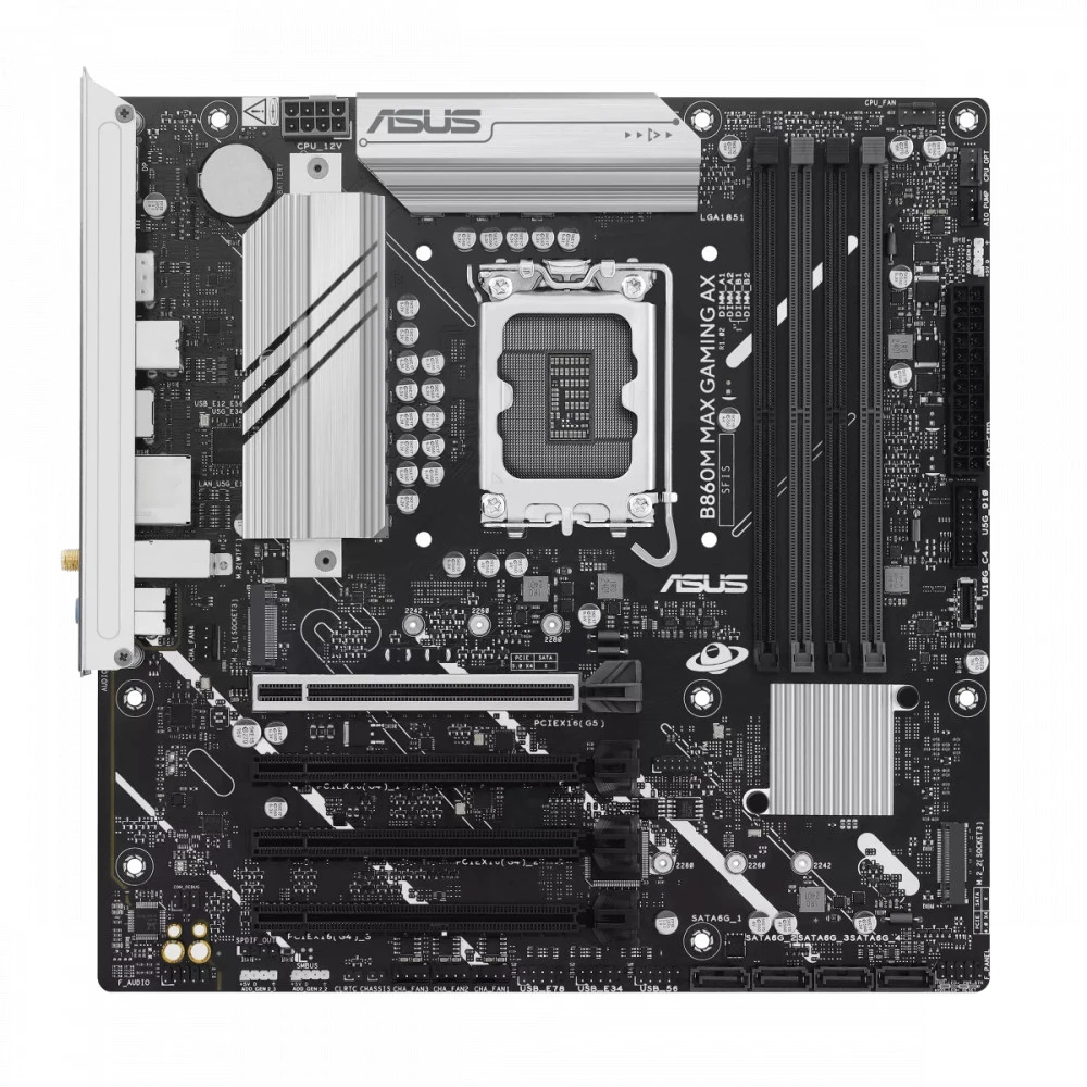 Материнская плата Asus B860M MAX GAMING AX 90MB1JZ0-M0EAY0 Micro-ATX, LGA 1851