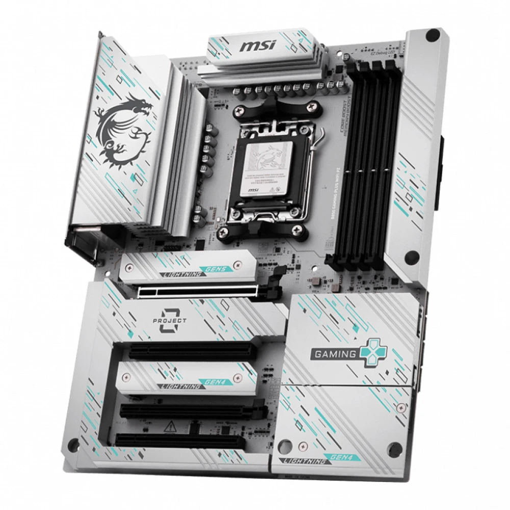 Материнская плата MSI B850 GAMING PLUS WIFI PZ ATX, AMD AM5
