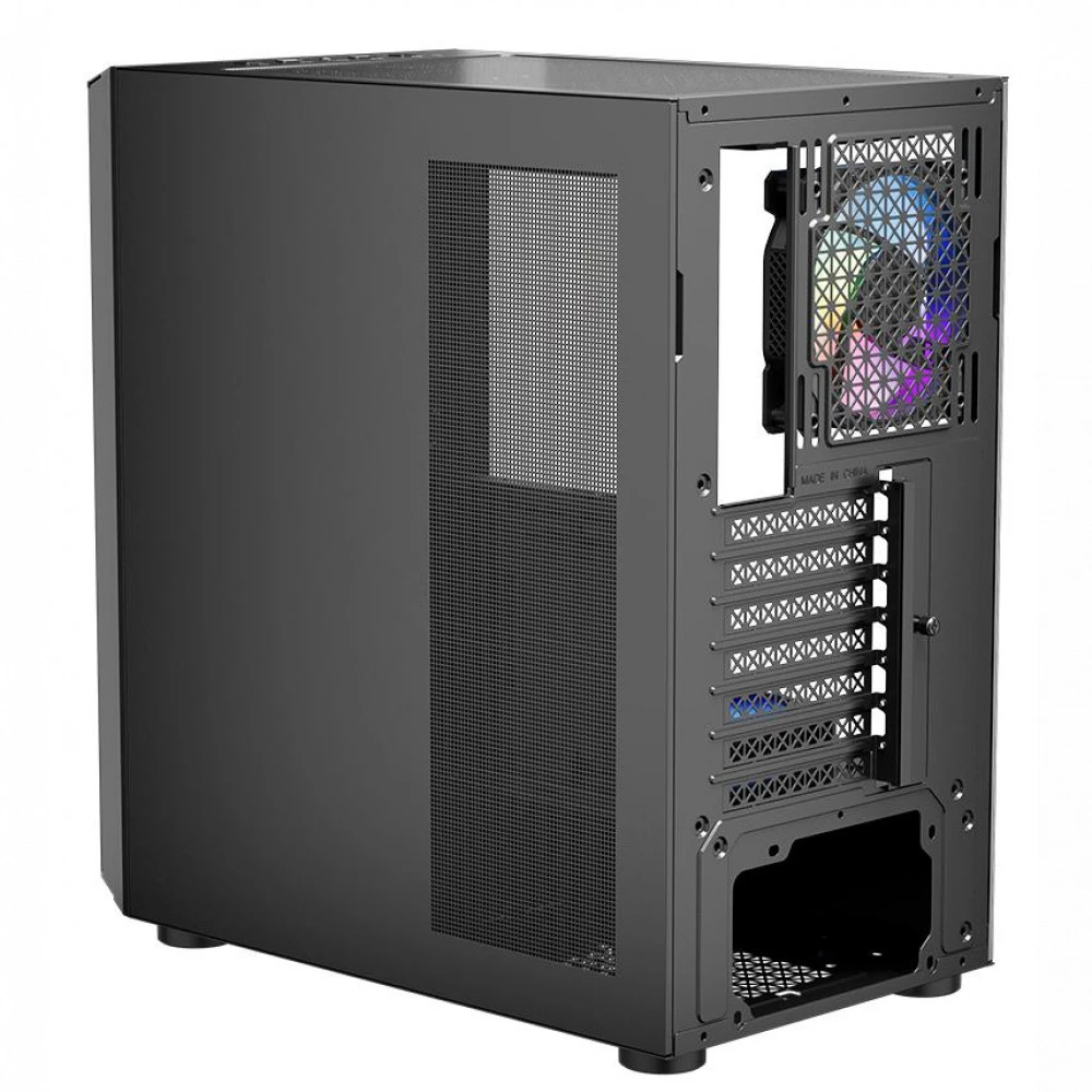 Корпус 1STPLAYER T7 P Black T7-P-BK-4F7 Mid-Tower