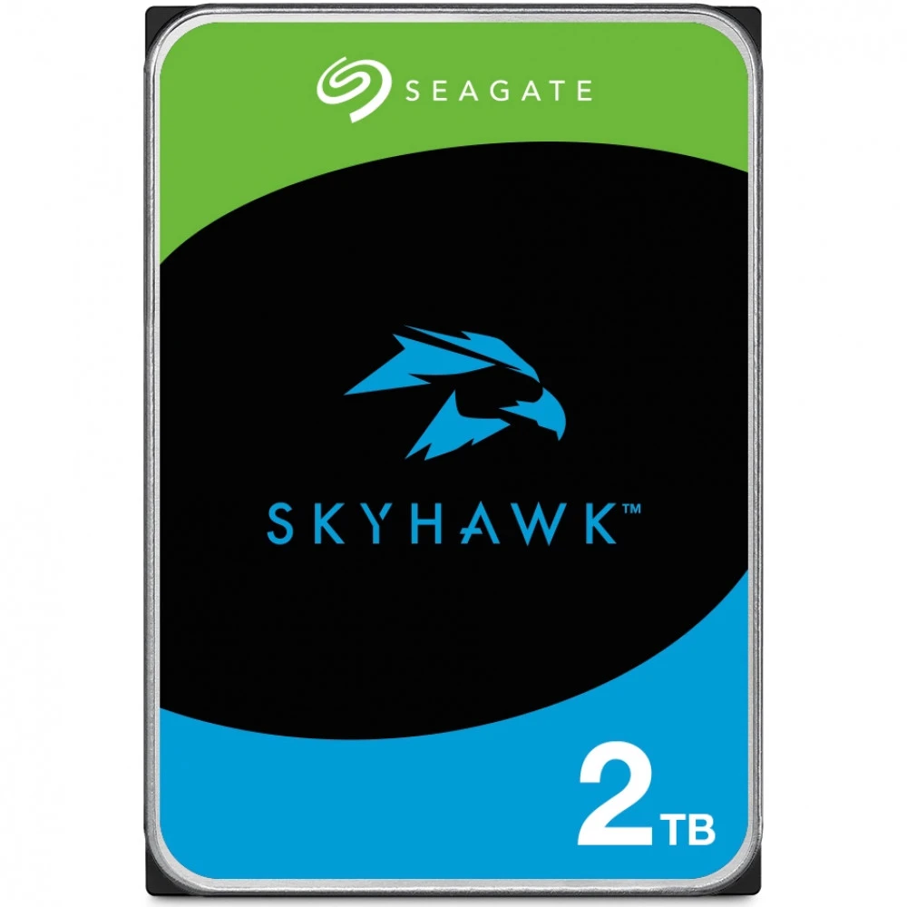 Жесткий диск Seagate SkyHawk ST2000VX017 HDD (классические), 2 ТБ, 3.5 дюйма, SATA