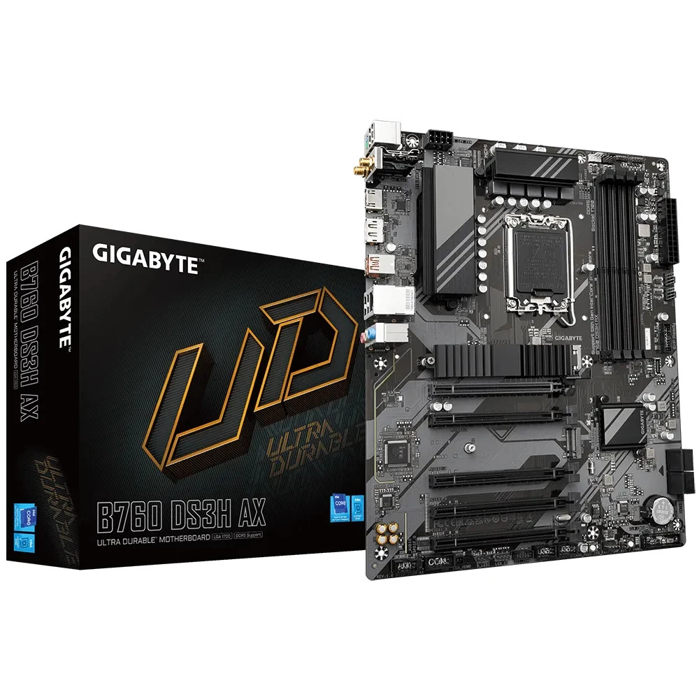Материнская плата Gigabyte B760 DS3H AX ATX, LGA 1700