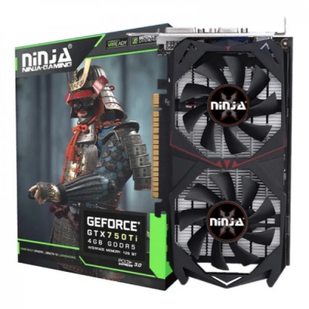 Видеокарта Ninja GTX750Ti PCIE (640SP) NF75TI045F 4 ГБ