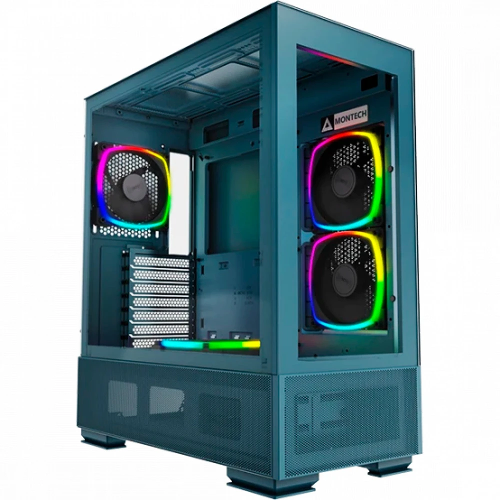 Корпус Montech SKY TWO MOROCCO Blue Mid-Tower