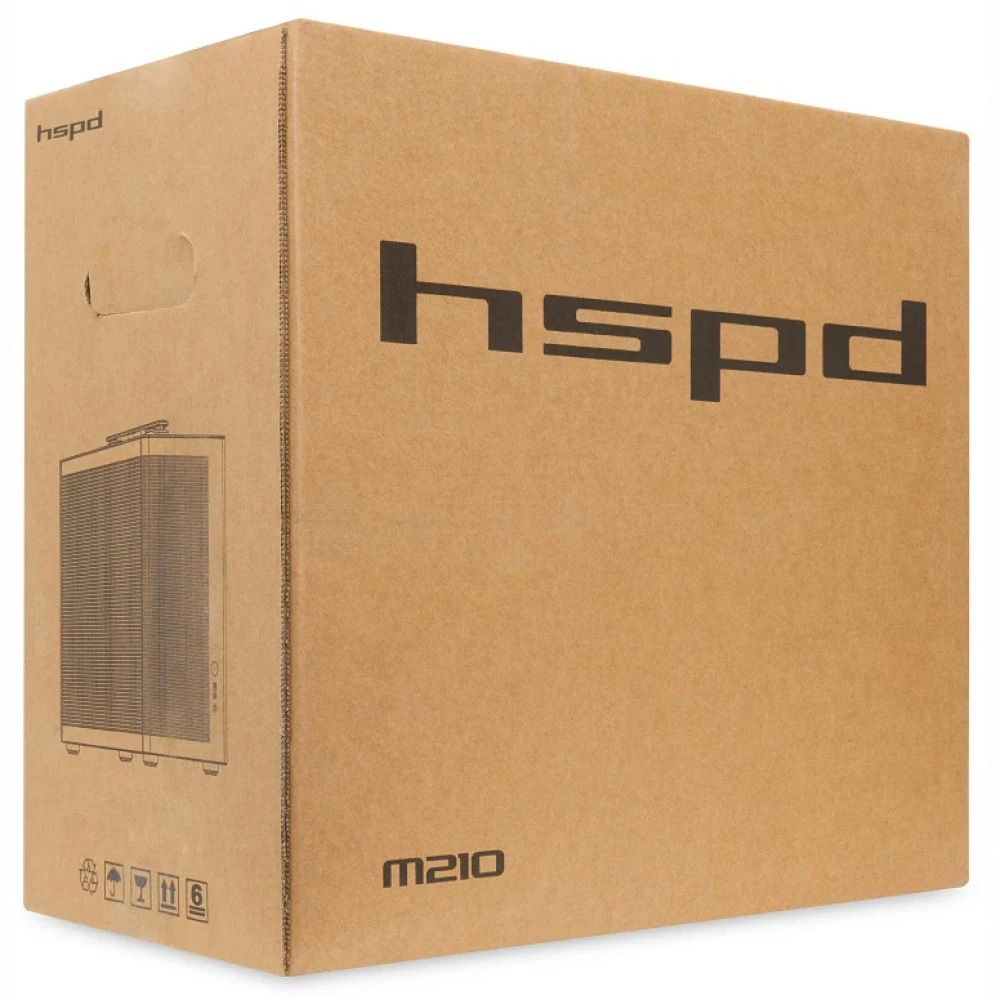 Корпус HSPD M210-MBK Black Mini-Tower