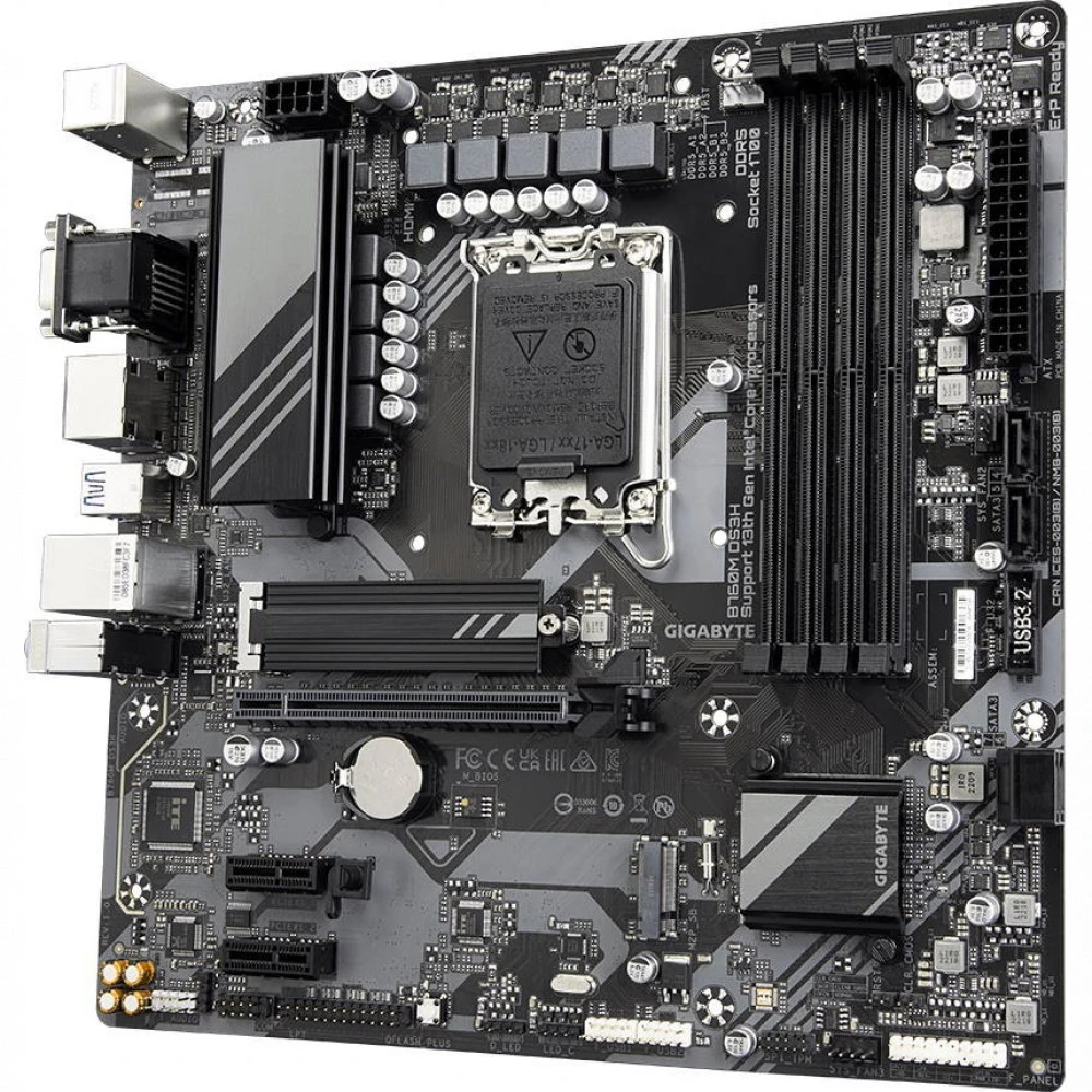Материнская плата Gigabyte B760M DS3H Micro-ATX, LGA 1700