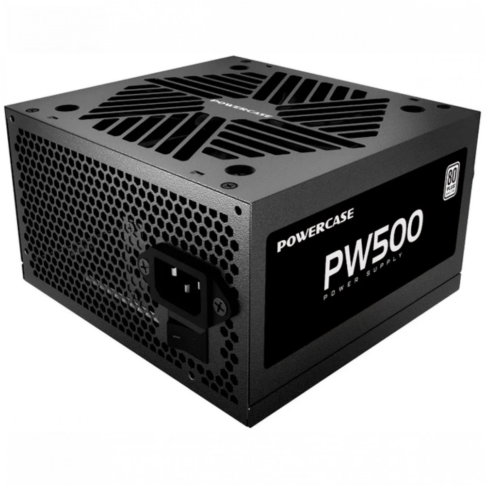 Блок питания Powercase PW500 PS-500W-DC 500 Вт, 80+