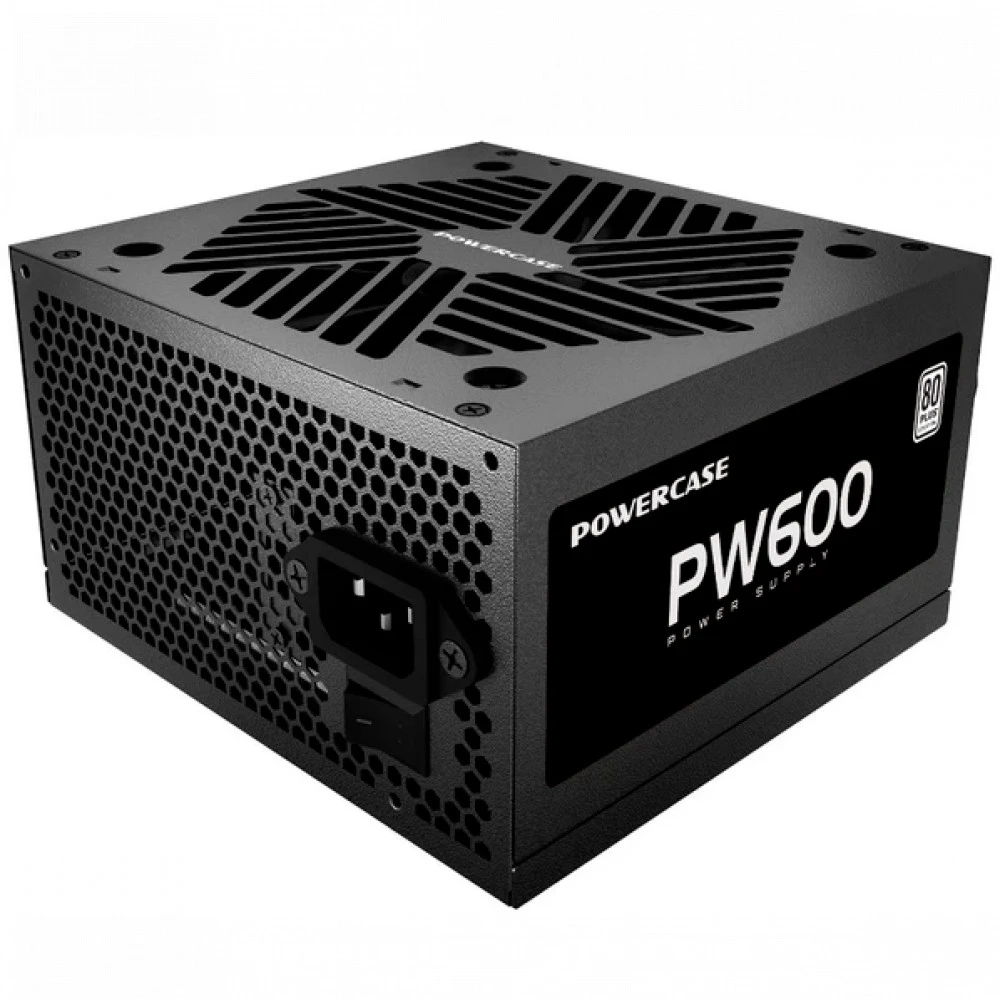 Блок питания Powercase PW600 PS-600W-DC 600 Вт, 80+