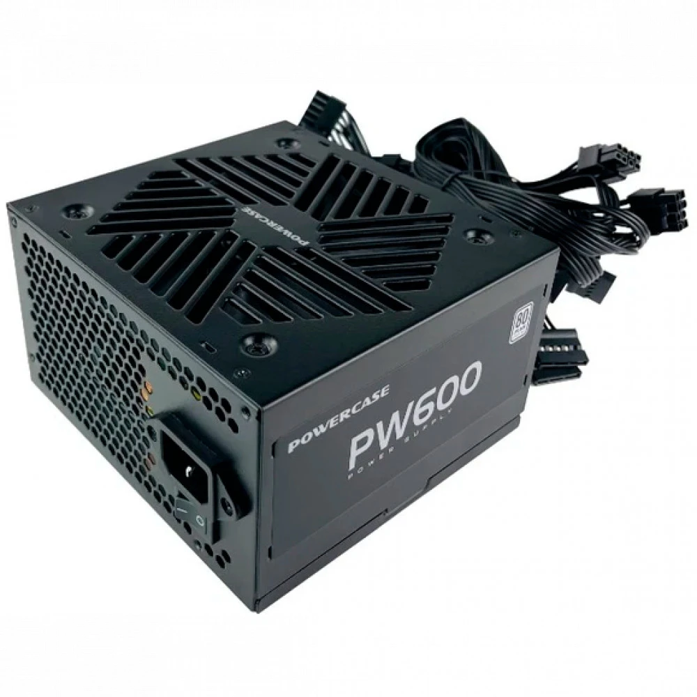 Блок питания Powercase PW600 PS-600W-DC 600 Вт, 80+