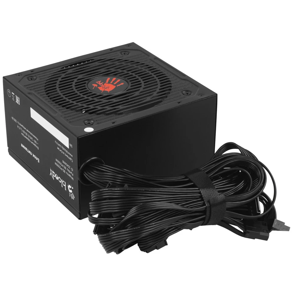 Блок питания Bloody BD-PS500W Black 500 Вт, 80+
