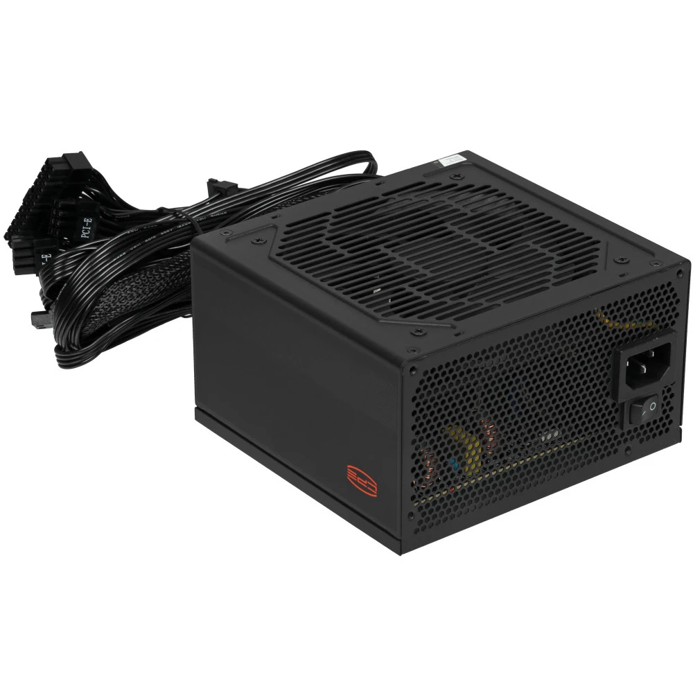 Блок питания PCcooler KF550 Black P3-F550-W1HWBK0-EU 550 Вт, 80+ White
