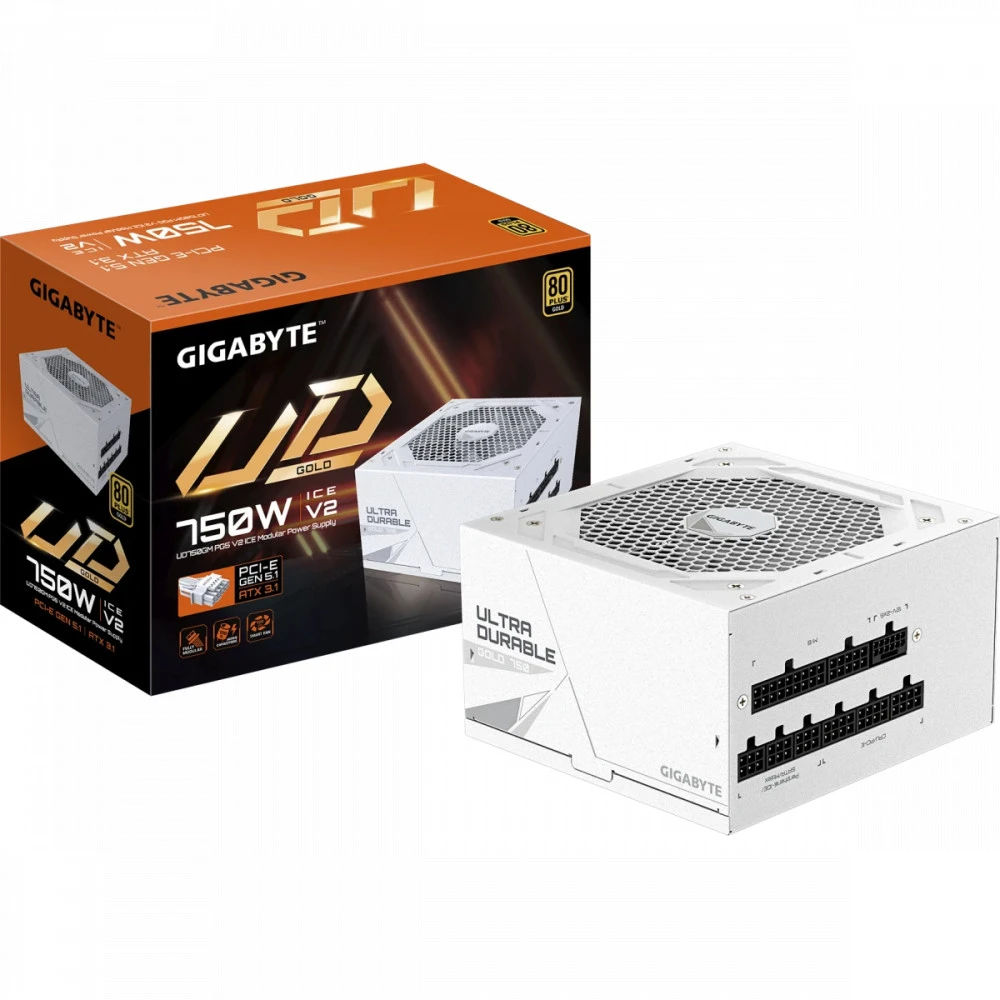 Блок питания Gigabyte GP-UD750GM PG5 ICE 750 Вт, 80+ Gold