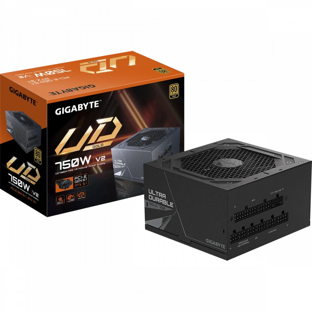 Блок питания Gigabyte GP-UD750GM PG5 V2 750 Вт, 80+ Gold