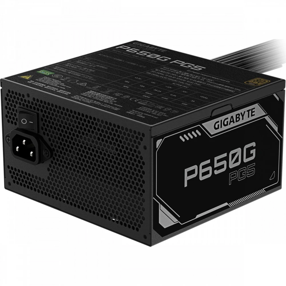 Блок питания Gigabyte GP-P650G PG5 650 Вт, 80+ Gold