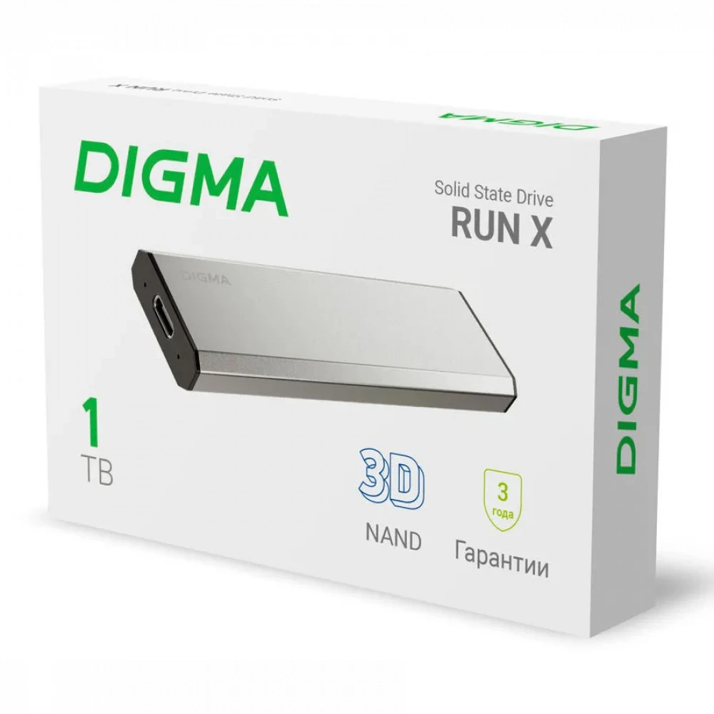 Внешние накопители Digma RUN X DGSR8001T1MSR 1 ТБ