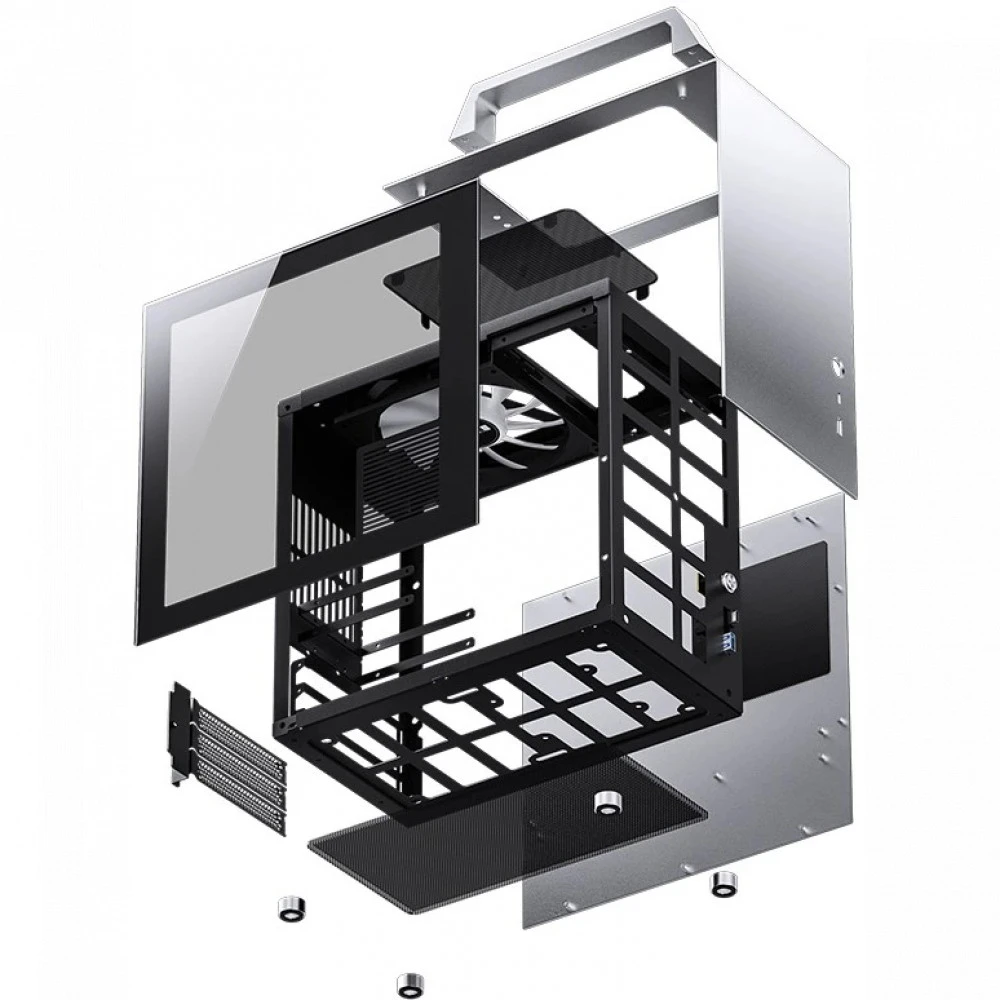 Корпус Jonsbo T8 PLUS Silver Mini-Tower