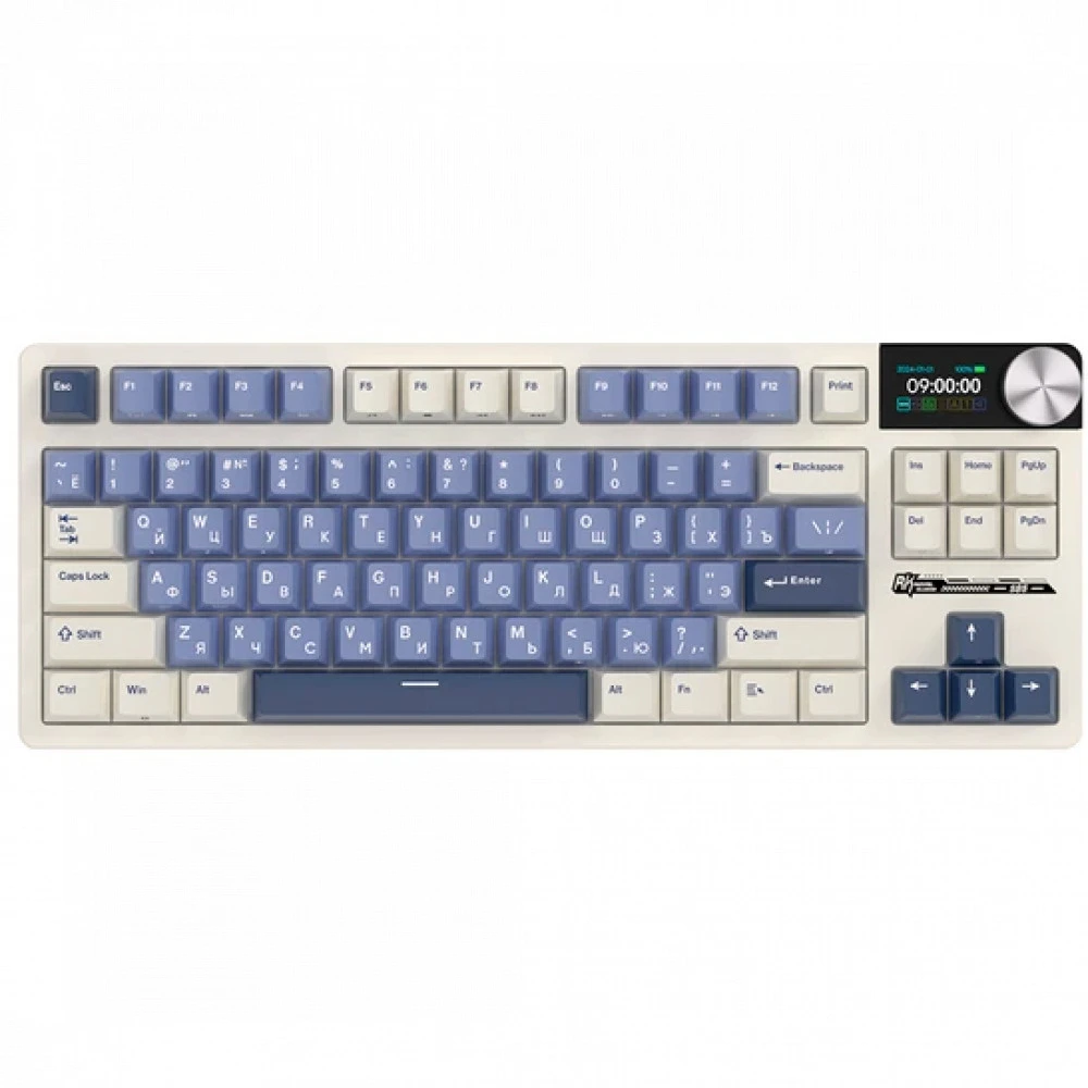 Клавиатура Royal Kludge S85 Horizon Blue (Beige Switch) 6977576550823 Беспроводная, Bluetooth