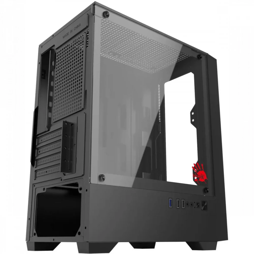 Корпус Bloody CC-123 Black CC-123-BK Mid-Tower