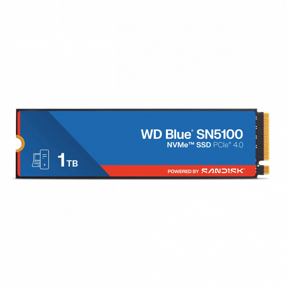 Жесткий диск Western Digital Blue SN5100 WDS100T5B0E SSD (твердотельные), 1 ТБ, M.2, PCIe