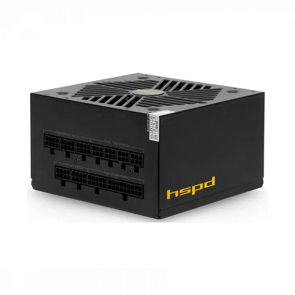 Блок питания HSPD HST-750GF-BK 750 Вт, 80+ Gold