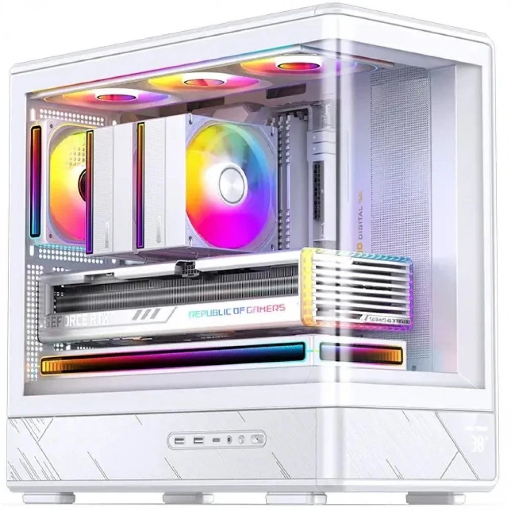 Корпус Jonsbo D200 White Mini-Tower