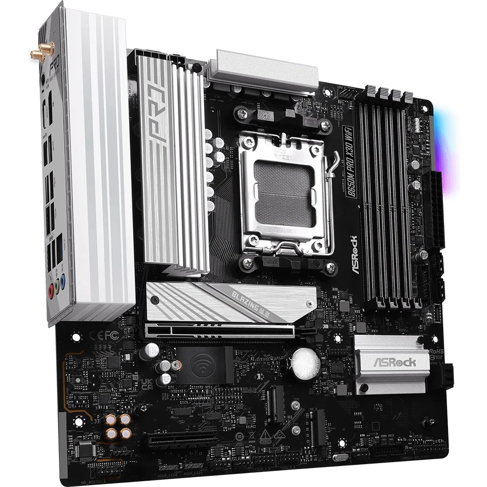 Материнская плата ASRock B650M PRO X3D WIFI Micro-ATX, AMD AM5