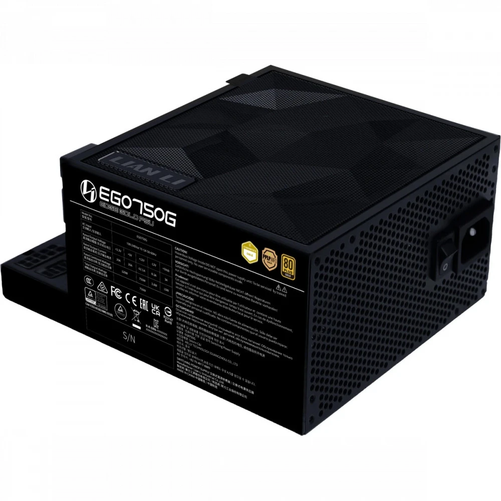 Блок питания Lian Li EDGE750G Black G9P.EG0750G.B000.EU 750 Вт, 80+ Gold