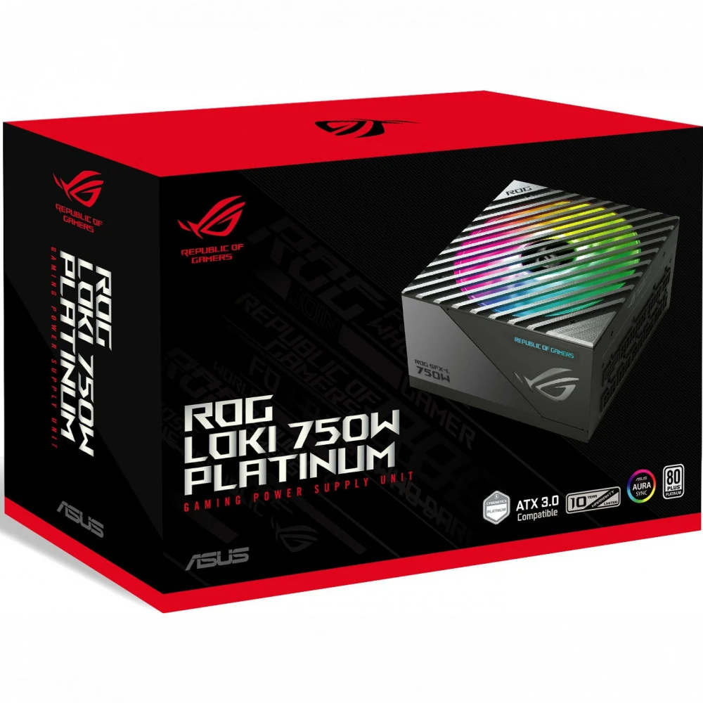 Блок питания Asus ROG LOKI 750P SFX L GAMING ROG-LOKI-750P-SFX-L-GAMING 750 Вт, 80+ Platinum