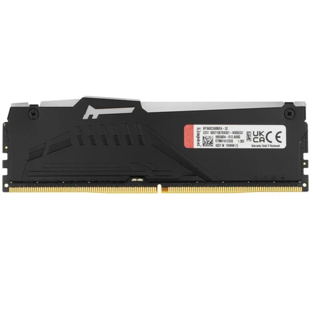 ОЗУ Kingston FURY Beast Black RGB KF560C36BBEA-32 DIMM, DDR5, 32 Гб, 6000 МГц