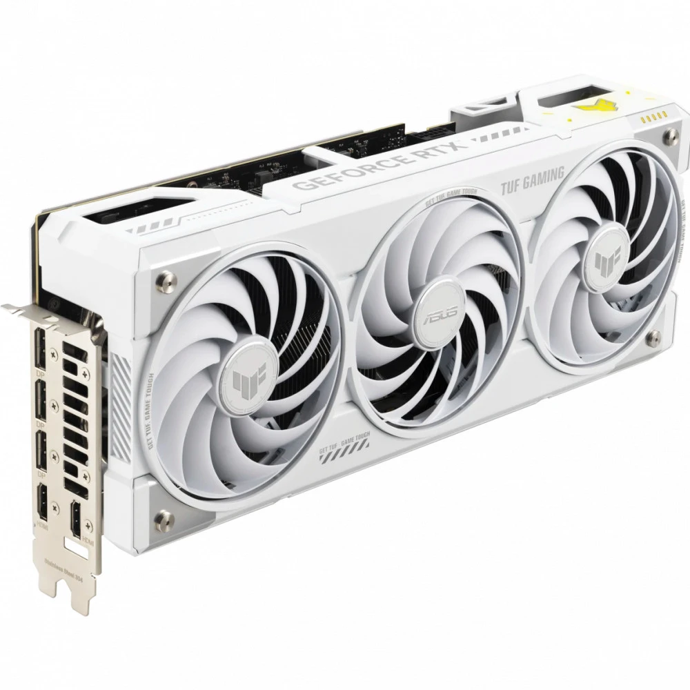 Видеокарта Asus GeForce RTX5070Ti TUF GAMING BTF WHITE OC 16GB GDDR7 TUF-RTX5070TI-O16G-BTF-WHITE 16 ГБ