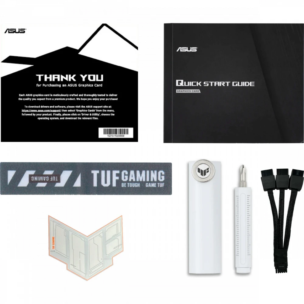 Видеокарта Asus GeForce RTX5070Ti TUF GAMING BTF WHITE OC 16GB GDDR7 TUF-RTX5070TI-O16G-BTF-WHITE 16 ГБ