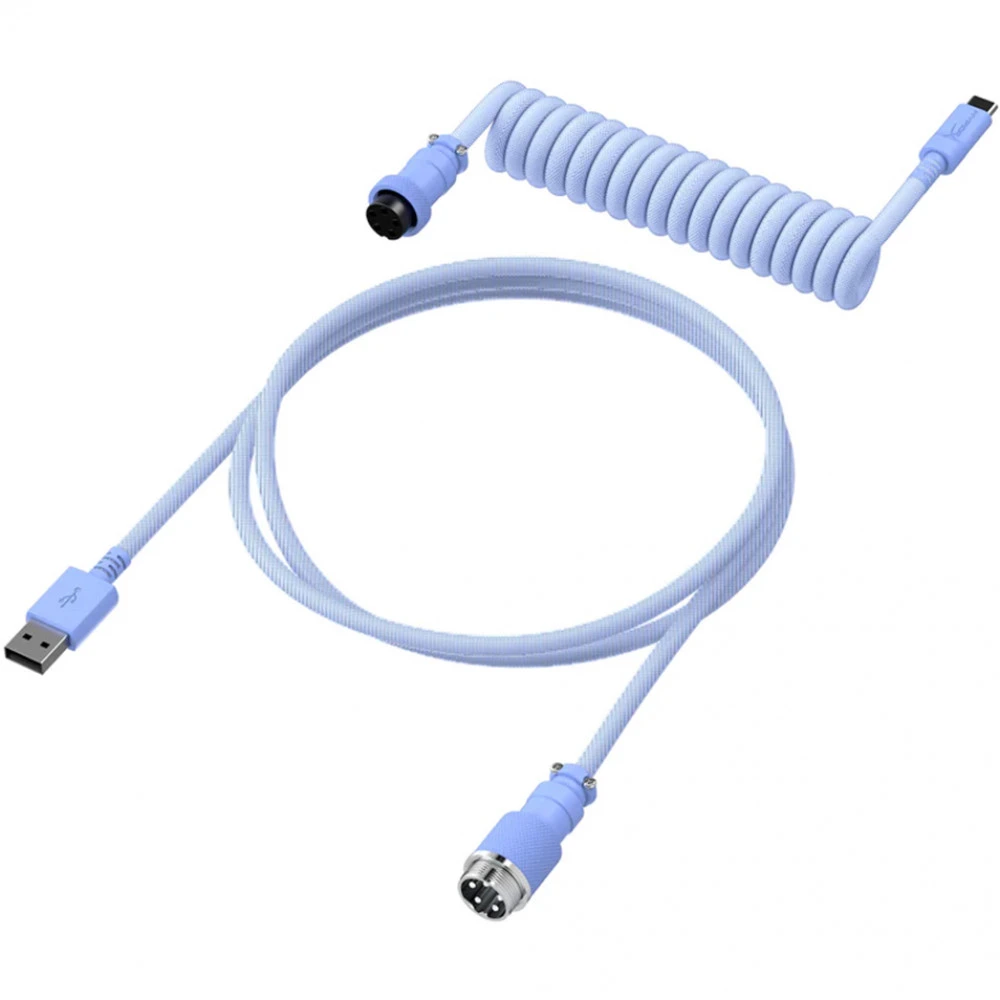 Аксессуар для ПК и Ноутбука HyperX Провод для механической клавиатуры USB-C Coiled Cable 6J682AA Провод для клавиатуры