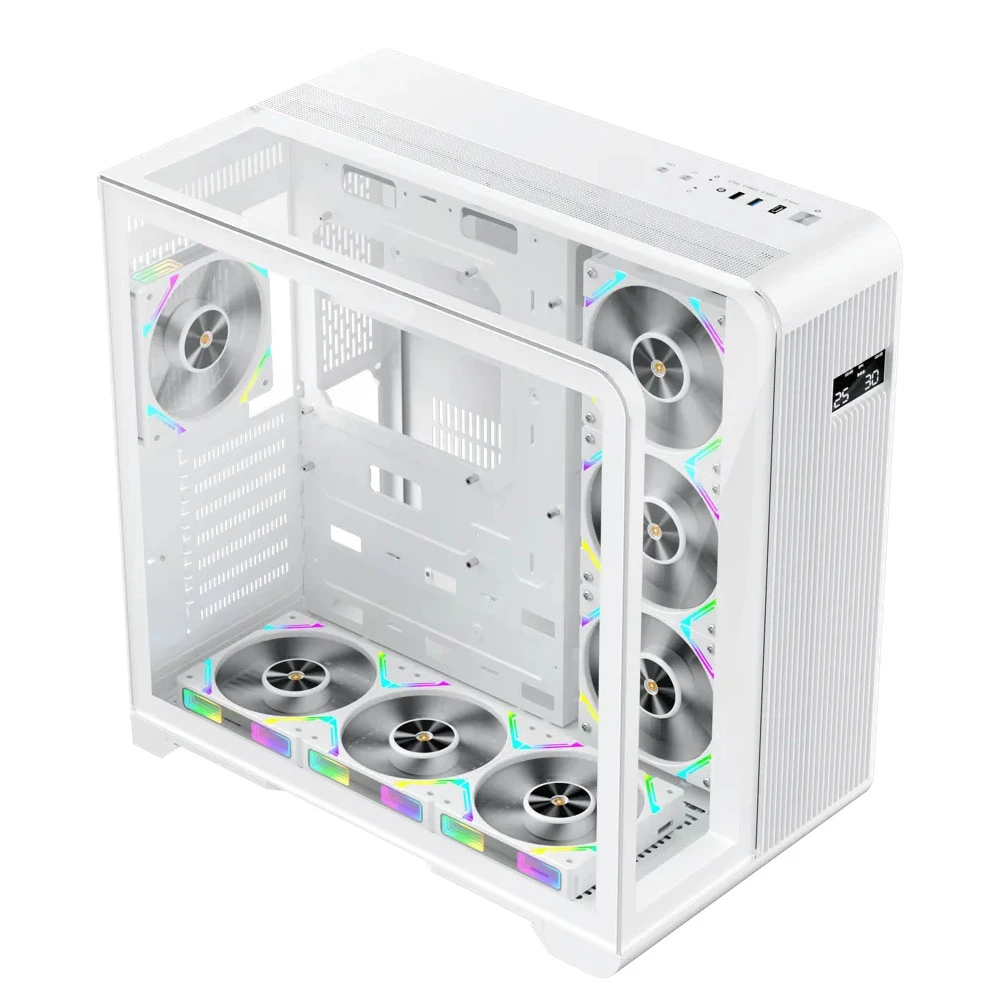 Корпус 1STPLAYER RT7 White RT7-WH-3FC7R-W-1FC7-W Mid-Tower