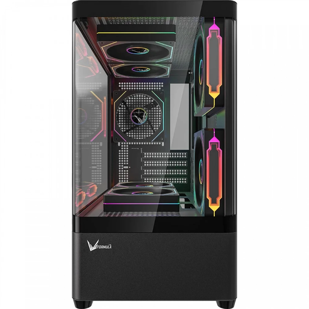 Корпус Formula CRYSTAL U1M Black Mini-Tower
