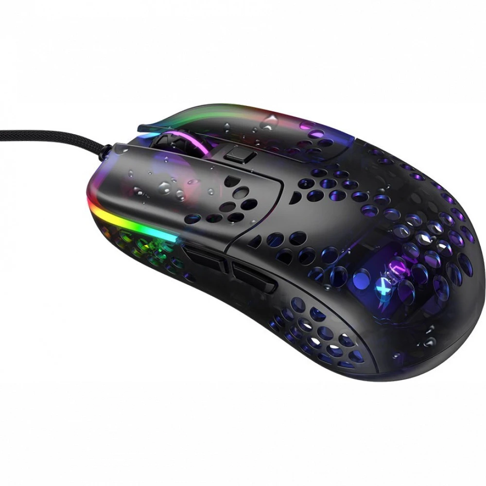 Мышь Xtrfy MZ1 RGB XG-MZ1-RGB-BLACK-TP Игровые, Проводная